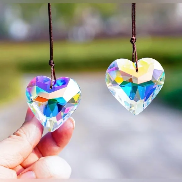 Crystal Heart Sun Catchers - Picture 5 of 5